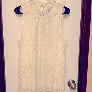 White dressy tank top